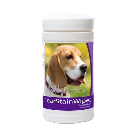 Healthy Breeds Beagle Tear Stain Wipes 840235151975